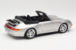 Porsche 911 993 Carrera Cabriolet Silber Bburago 1:18 18-12039 Metall – Bild 3 von 8