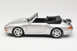 Porsche 911 993 Carrera Cabriolet Silber Bburago 1:18 18-12039 Metall – Bild 4 von 8