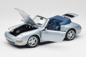 Porsche 911 993 Carrera Cabriolet Silber Maisto 1:18 100299-M1 Metall – Bild 2 von 8