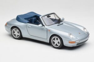 Porsche 911 993 Carrera Cabriolet Silber Maisto 1:18 100299-M1 Metall – Bild 6 von 8