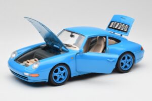 Porsche 911 993 Carrera Blau Bburago 1:18 3060 Metall – Bild 2 von 8