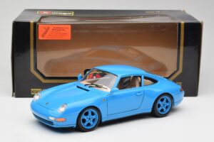 Porsche 911 993 Carrera Blau Bburago 1:18 3060 Metall – Bild 8 von 8