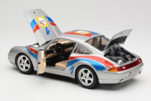 Porsche 911 993 Carrera Cup #1 1993 Bburago 1:18 3050-M2 Metall – Bild 5 von 8