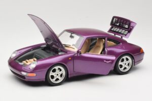 Porsche 911 993 Carrera Lila Bburago 1:18 3060-M2 Metall – Bild 2 von 8