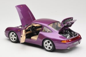 Porsche 911 993 Carrera Lila Bburago 1:18 3060-M2 Metall – Bild 5 von 8