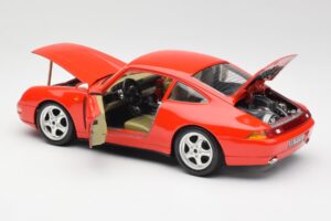 Porsche 911 993 Carrera Rot Bburago 1:18 3050 Metall – Bild 5 von 8