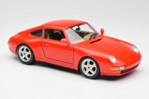 Porsche 911 993 Carrera Rot Bburago 1:18 3050 Metall – Bild 6 von 8