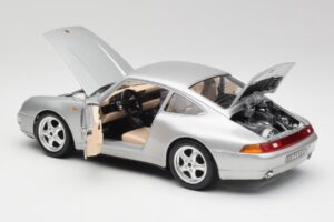 Porsche 911 993 Carrera Silber Bburago 1:18 3050-M1 Metall – Bild 7 von 8