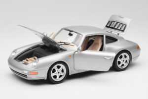 Porsche 911 993 Carrera Silber Bburago 1:18 3050-M1 Metall – Bild 8 von 8