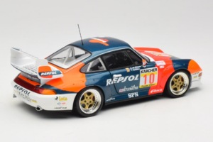 Porsche 911 993 GT2 #10 de Orleans / Saldana BPR Global GT Series 1996 UT Models 1:18 39632 Metall – Bild 3 von 8