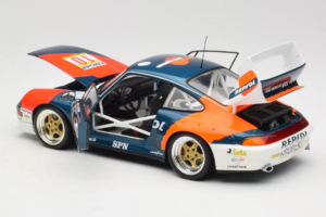 Porsche 911 993 GT2 #10 de Orleans / Saldana BPR Global GT Series 1996 UT Models 1:18 39632 Metall – Bild 5 von 8