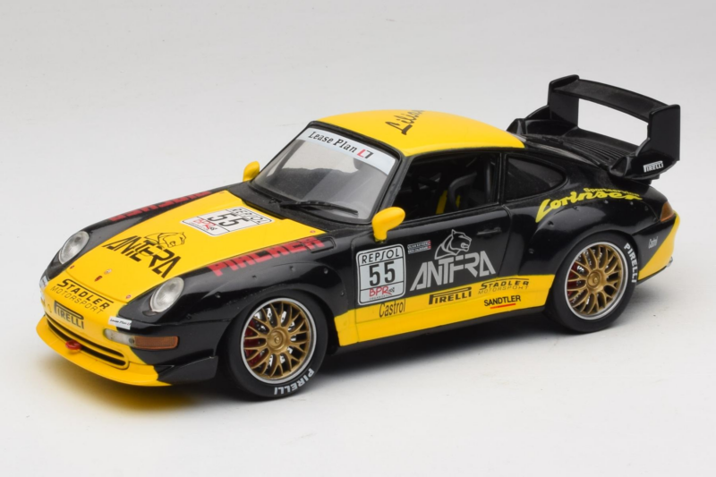 Porsche 911 993 GT2 #55 Schwarz & Gelb Anson 1:18 30325-W Metall