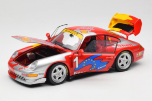 Porsche 911 993 GT2 RS #1 VIP Car Porsche Cup Germany 1995 UT Models 1:18 39514 Metall – Bild 2 von 8