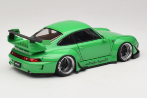 Porsche 911 993 RWB Grün Gun Grey Wheels AUTOart 1:18 78151 Komposit – Bild 3 von 8