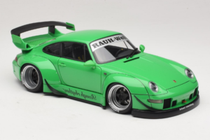 Porsche 911 993 RWB Grün Gun Grey Wheels AUTOart 1:18 78151 Komposit – Bild 6 von 8