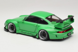 Porsche 911 993 RWB Grün Gun Grey Wheels AUTOart 1:18 78151 Komposit – Bild 7 von 8