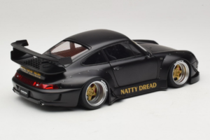 Porsche 911 993 RWB Matt Black With Gold Wheels AUTOart 1:18 78154 Komposit – Bild 3 von 8