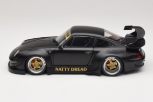 Porsche 911 993 RWB Matt Black With Gold Wheels AUTOart 1:18 78154 Komposit – Bild 4 von 8