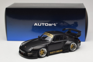 Porsche 911 993 RWB Matt Black With Gold Wheels AUTOart 1:18 78154 Komposit – Bild 8 von 8