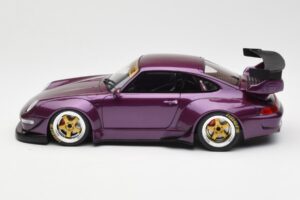 Porsche 911 993 RWB Lila GT Spirit 1:18 GT727 Resin – Bild 3 von 6