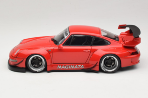 Porsche 911 993 RWB Rot Gun Grey Wheels AUTOart 1:18 78153 Komposit – Bild 4 von 8