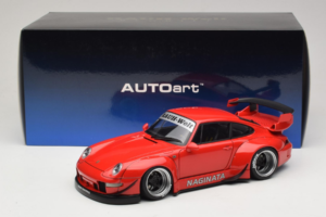 Porsche 911 993 RWB Rot Gun Grey Wheels AUTOart 1:18 78153 Komposit – Bild 8 von 8