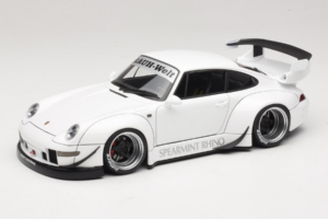 Porsche 911 993 RWB Weiss Gun Grey Wheels AUTOart 1:18 78150 Komposit