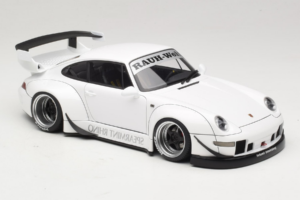 Porsche 911 993 RWB Weiss Gun Grey Wheels AUTOart 1:18 78150 Komposit – Bild 6 von 8