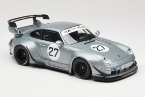 Porsche 911 993 RWB Yuiitsumuni Silber GT Spirit 1:18 GT522 Resin – Bild 4 von 6