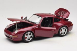Porsche 911 993 Turbo Rot Anson 1:18 30320-W Metall – Bild 2 von 8