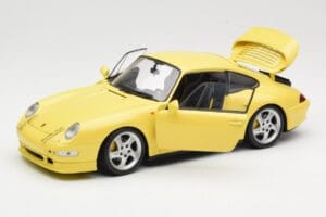 Porsche 911 993 Turbo S Gelb UT Models 1:18 27836 Metall – Bild 2 von 8
