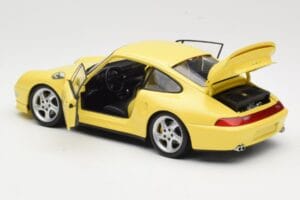 Porsche 911 993 Turbo S Gelb UT Models 1:18 27836 Metall – Bild 5 von 8