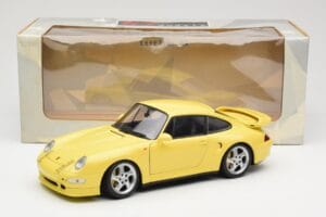 Porsche 911 993 Turbo S Gelb UT Models 1:18 27836 Metall – Bild 8 von 8