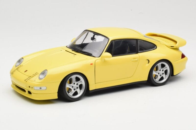 Porsche 911 993 Turbo S Gelb UT Models 1:18 27836 Metall