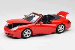 Porsche 911 996 Cabriolet Rot Gate 1:18 1051 Metall – Bild 2 von 8