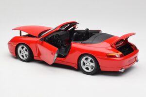 Porsche 911 996 Cabriolet Rot Gate 1:18 1051 Metall – Bild 5 von 8