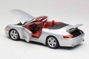 Porsche 911 996 Cabriolet Silber Gate 1:18 1052 Metall – Bild 5 von 8