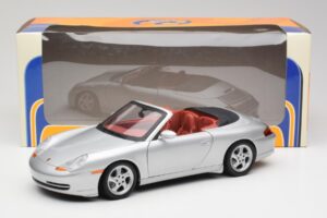 Porsche 911 996 Cabriolet Silber Gate 1:18 1052 Metall – Bild 8 von 8