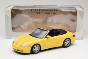 Porsche 911 996 Cabriolet Speed Gelb UT Models 1:18 27906 Metall – Bild 8 von 8