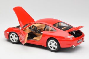 Porsche 911 996 Carrera 4 Rot Bburago 1:18 30085 Metall – Bild 5 von 8