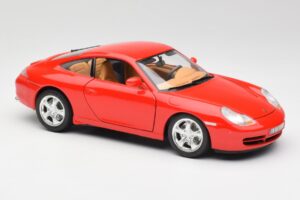 Porsche 911 996 Carrera 4 Rot Bburago 1:18 30085 Metall – Bild 6 von 8