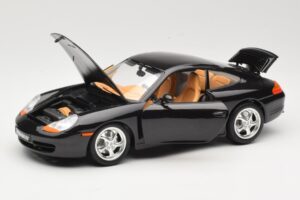 Porsche 911 996 Carrera Schwarz Bburago 1:18 3385-M2 Metall – Bild 2 von 8