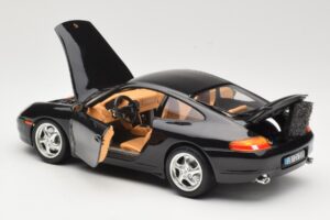 Porsche 911 996 Carrera Schwarz Bburago 1:18 3385-M2 Metall – Bild 5 von 8
