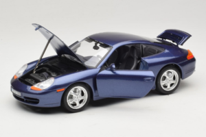 Porsche 911 996 Carrera Blau Bburago 1:18 WAP02100897 Metall – Bild 2 von 8