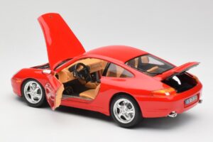 Porsche 911 996 Carrera Rot Bburago 1:18 3385 Metall – Bild 5 von 8