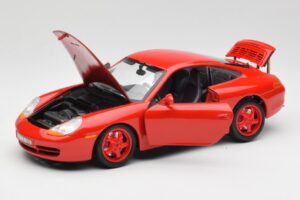 Porsche 911 996 Carrera Rot Limitierte Auflage Bburago 1:18 3385-M1 Metall – Bild 2 von 8