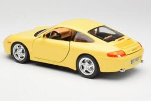 Porsche 911 996 Carrera Gelb Bburago 1:18 30085-M1 Metall – Bild 7 von 8