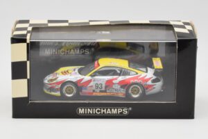 Porsche 911 996 GT3 Cup #93 L. Luhr / G. Maassen / E. Collard 24 Hours of Le Mans 2003 Minichamps 1:43 S5527 Metall – Bild 4 von 4
