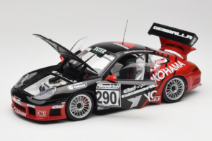 Porsche 911 996 GT3 RS #290 N. Bartels / H. Jacksties / F. Lorenzo Yokohama 24 Hours of Nurburgring 2003 AUTOart 1:18 80372 M – Bild 2 von 8