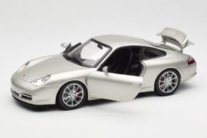 Porsche 911 996 GT3 Silber Hot Wheels 1:18 C2590 Metall – Bild 2 von 8